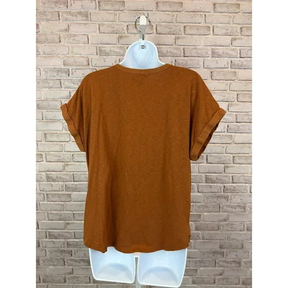 Lucky Brand Shirt, Orange, Large, Used - Good - Picture 2 of 2